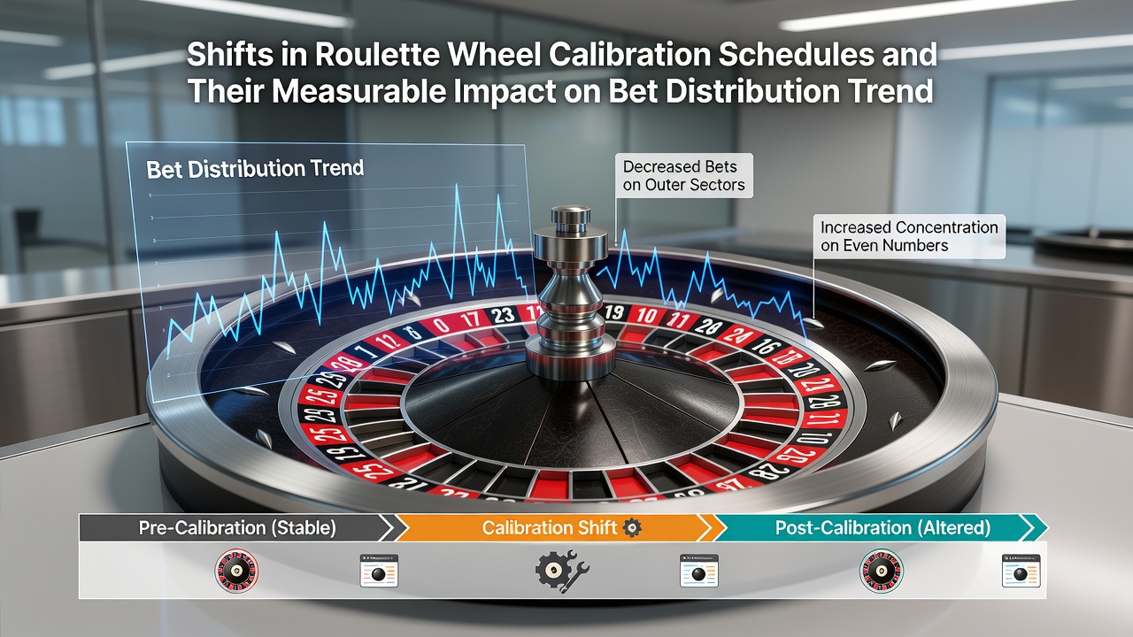 Data analysts reviewing roulette bet distribution charts from Midwestern riverboat casino tables